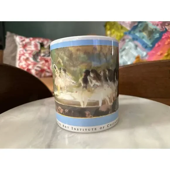Copco White Blue Edgar Degas Ballet At The Paris Opera Mug - Picture 3 of 7